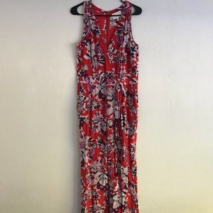 Anthropologie floral Romper